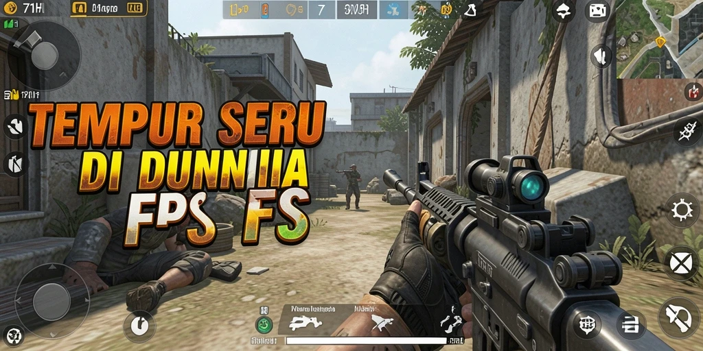 Tampilan gameplay seru di 71H dengan aksi tembak-menembak intens.