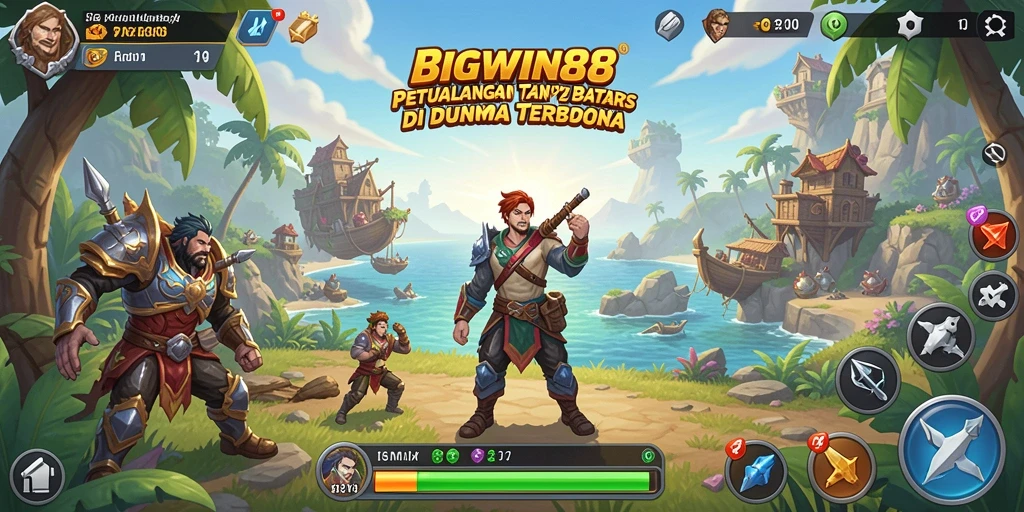 Tampilan gameplay <strong>BIGWIN88</strong> yang menakjubkan di dunia terbuka.