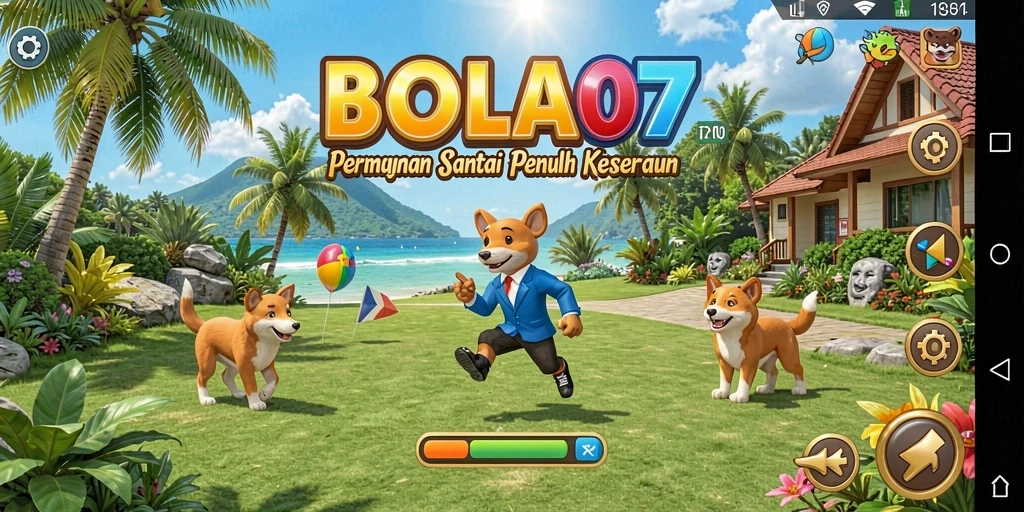 Screenshot gameplay BOLA07 menunjukkan pengalaman bermain yang seru dan menghibur.