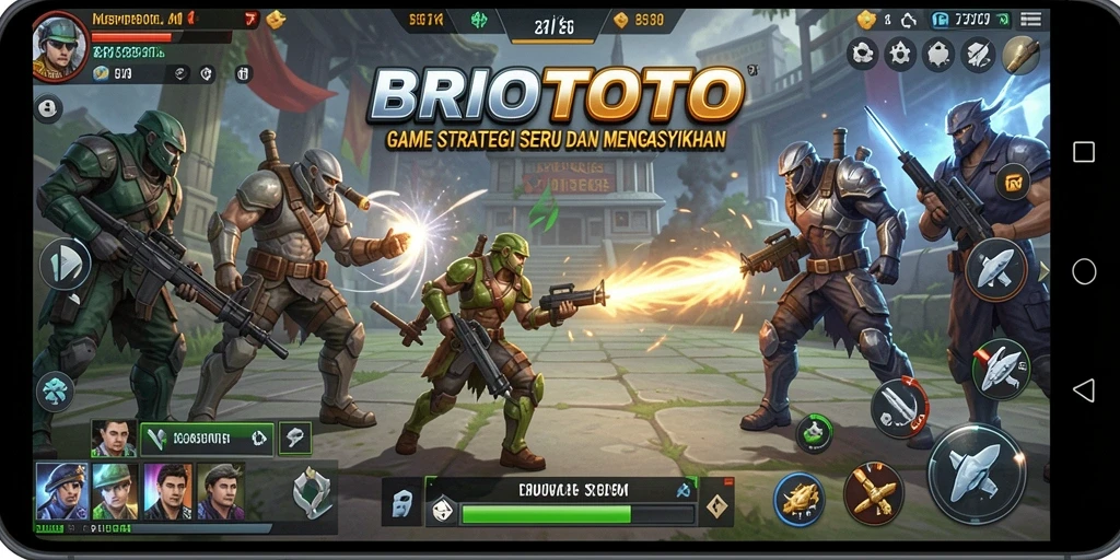 Gameplay mendebarkan dalam BRIOTOTO dengan strategi yang menantang.