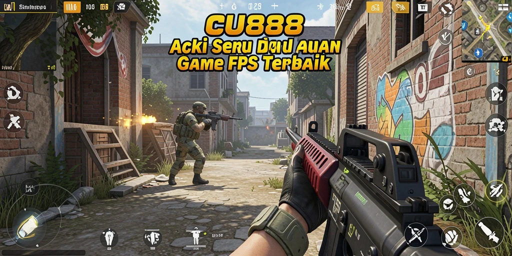 Gameplay seru dan menegangkan dalam CU888 dengan aksi tembak-menembak.
