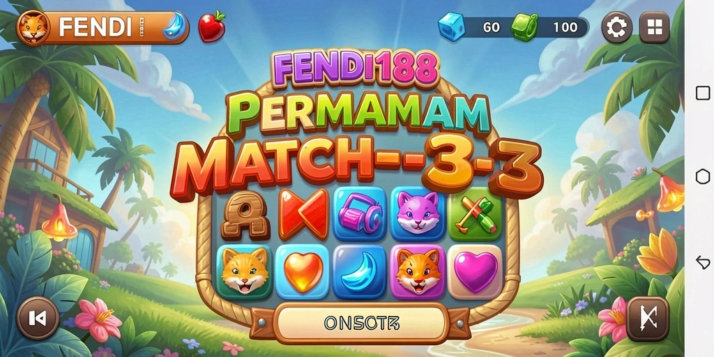 Tampilan gameplay seru dalam FENDI188 yang penuh warna.