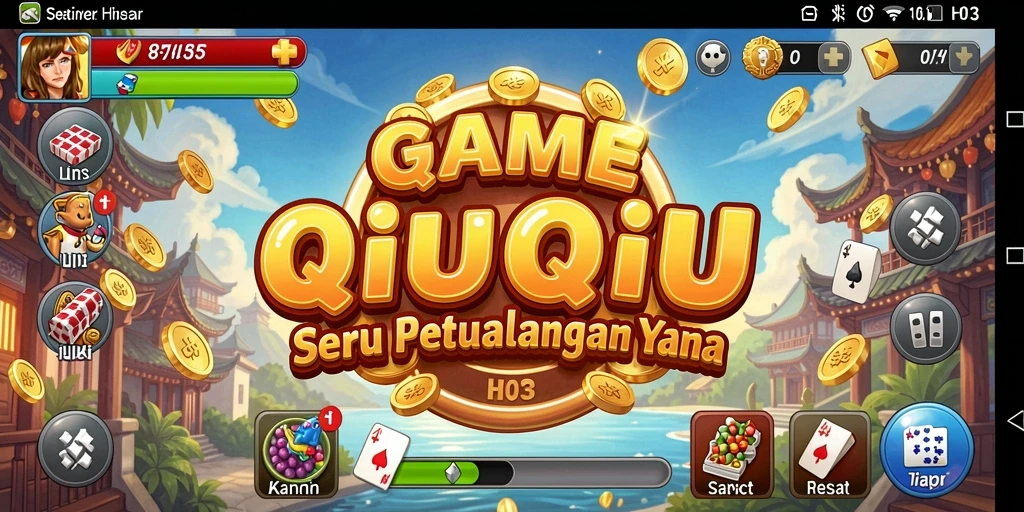 Screenshot H03 menampilkan gameplay QiuQiu yang menarik dan seru.