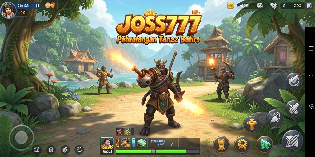 Menampilkan momen epik dalam eksplorasi dunia terbuka JOSS777.