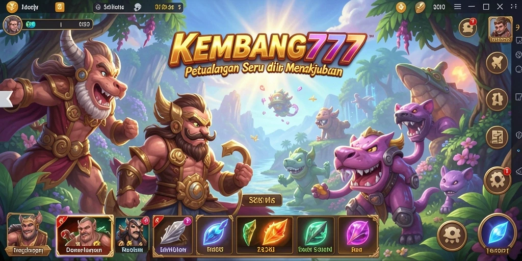 Tampilan menakjubkan dari gameplay KEMBANG777 yang penuh petualangan.