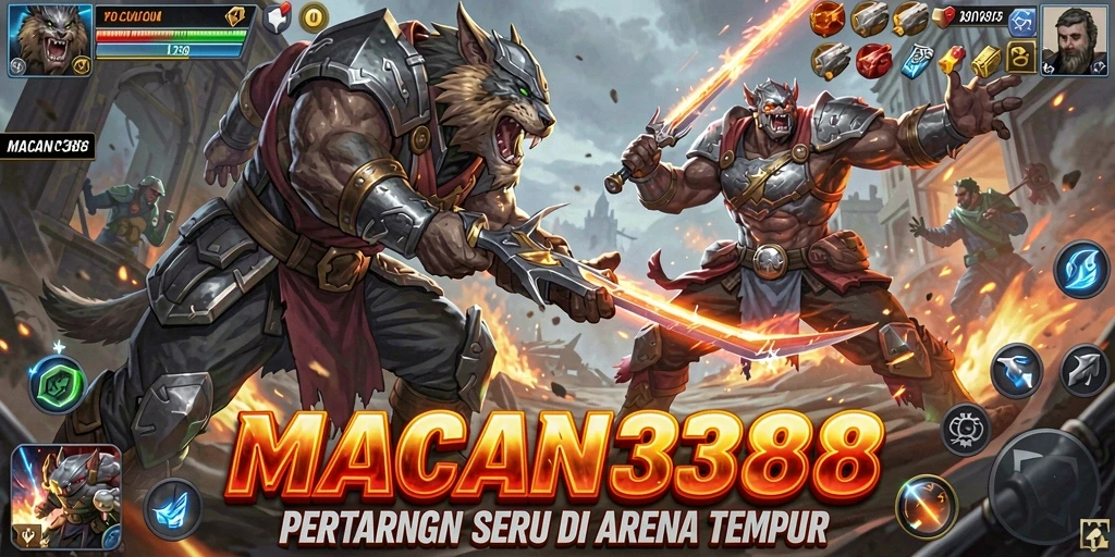 Screenshot gameplay <strong>MACAN388</strong> menunjukkan aksi seru dalam pertarungan Fighting.