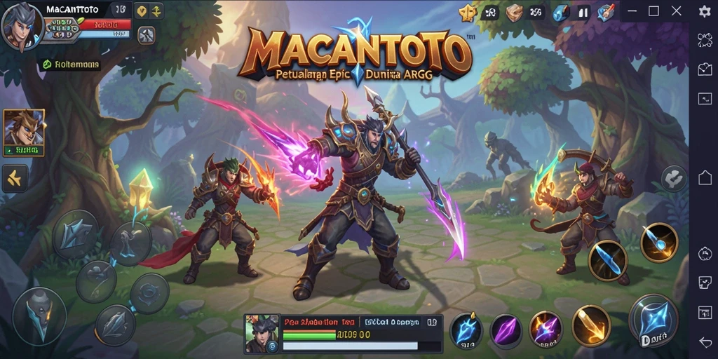 Tampilan menakjubkan dari gameplay MACANTOTO yang memikat.