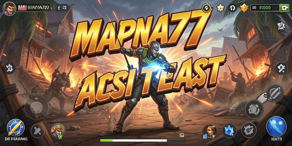 Tangkapan layar menampilkan pertempuran seru dalam game MAPNA777.