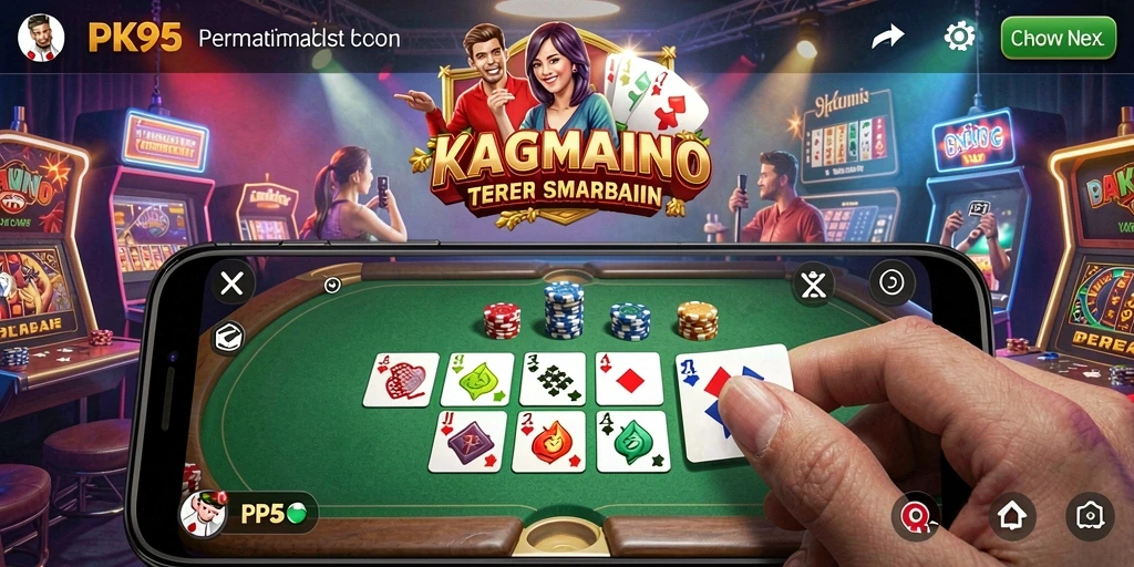 Tampilan gameplay yang mendebarkan pada aplikasi PK95.