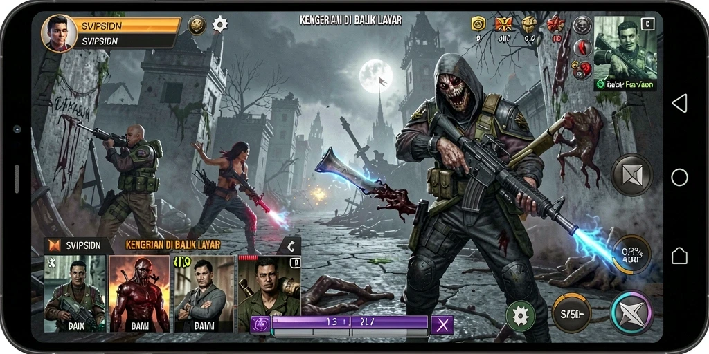 Gameplay Horror yang mencekam dan menguji keberanian.