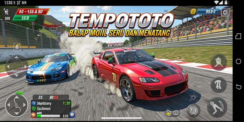 Gameplay seru dan mendebarkan di TEMPOTOTO.