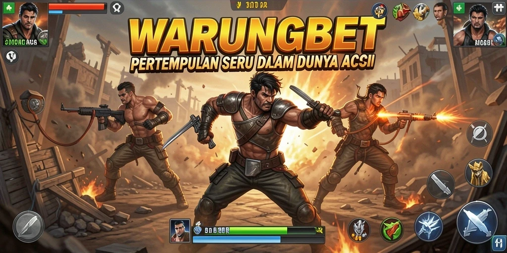 Tampilan dinamis dan penuh aksi dalam WARUNGBET.