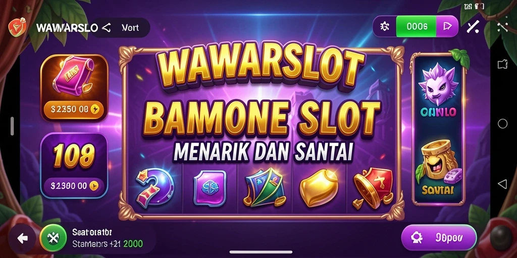Tampilan gameplay seru dari WAWARSLOT dengan grafis yang menarik.