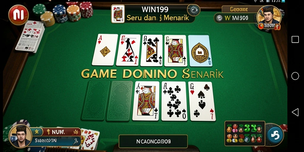 Tampilan gameplay seru dari WIN199 yang menampilkan permainan Domino.