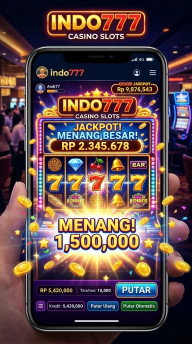 Tampilan antarmuka pengguna indo777 yang ramah dan intuitif.